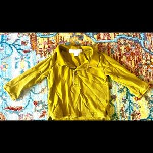 Burberry long sleeve polo shirt!
